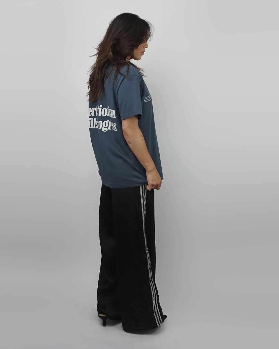 Anti Perfect Tee- Washed Blue
