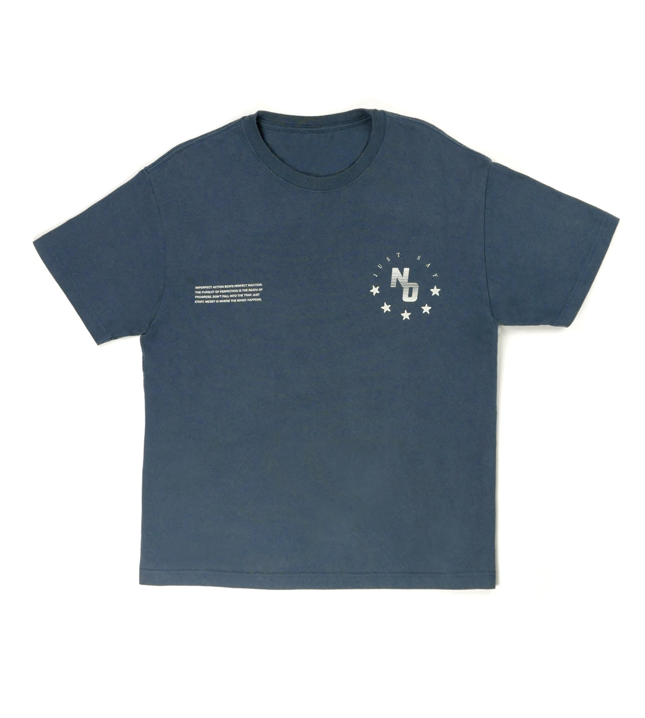Anti Perfect Tee- Washed Blue