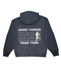 What&#39;s the Rush? Hoodie - Washed Blue