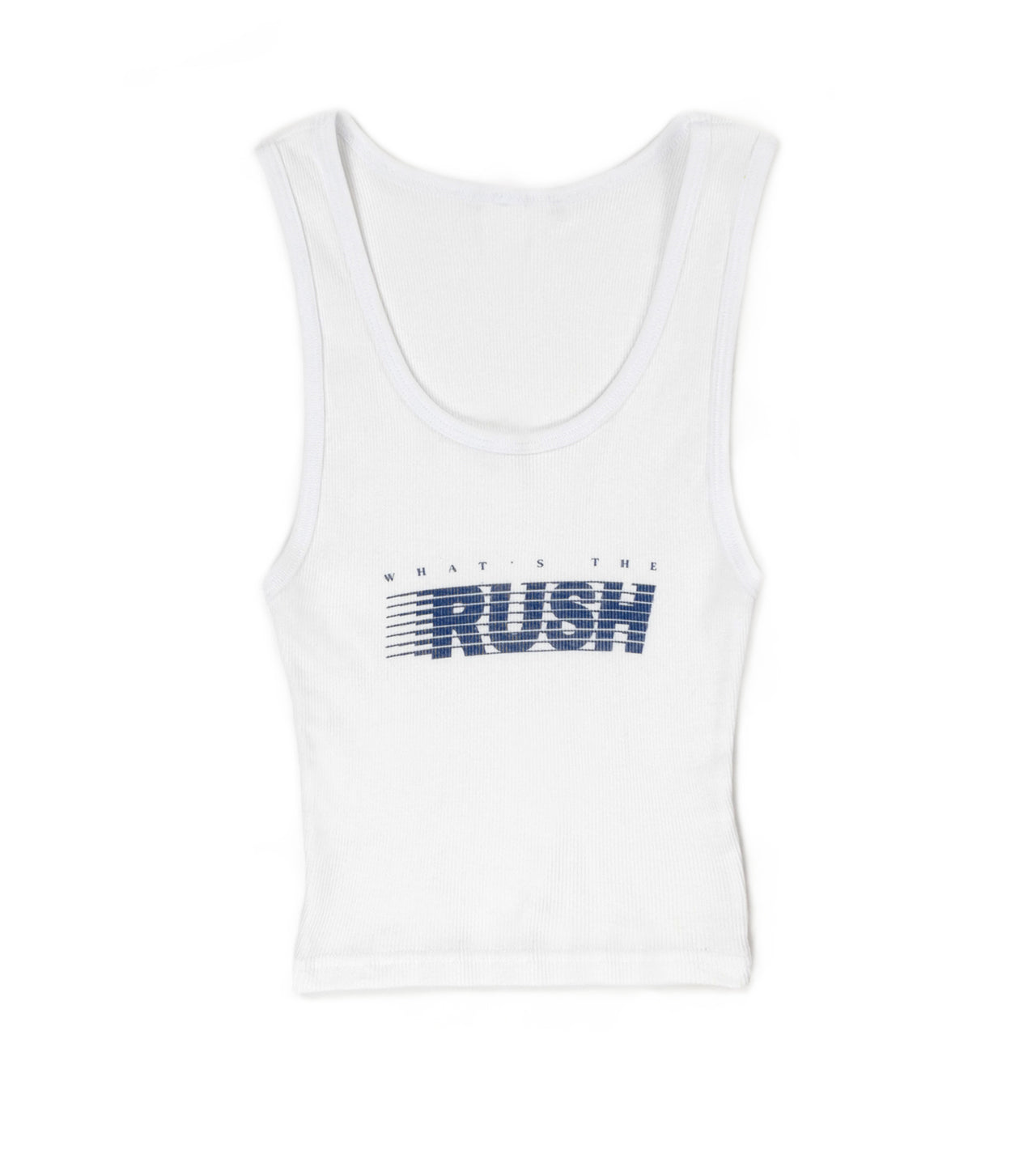 What&#39;s the Rush? Tank - White